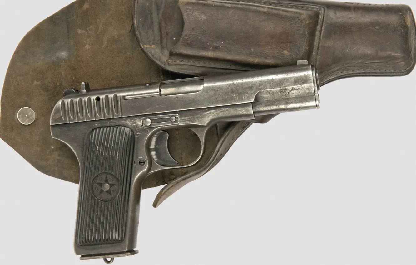 Фото обои gun, Tokarev 33, handgunj, holster