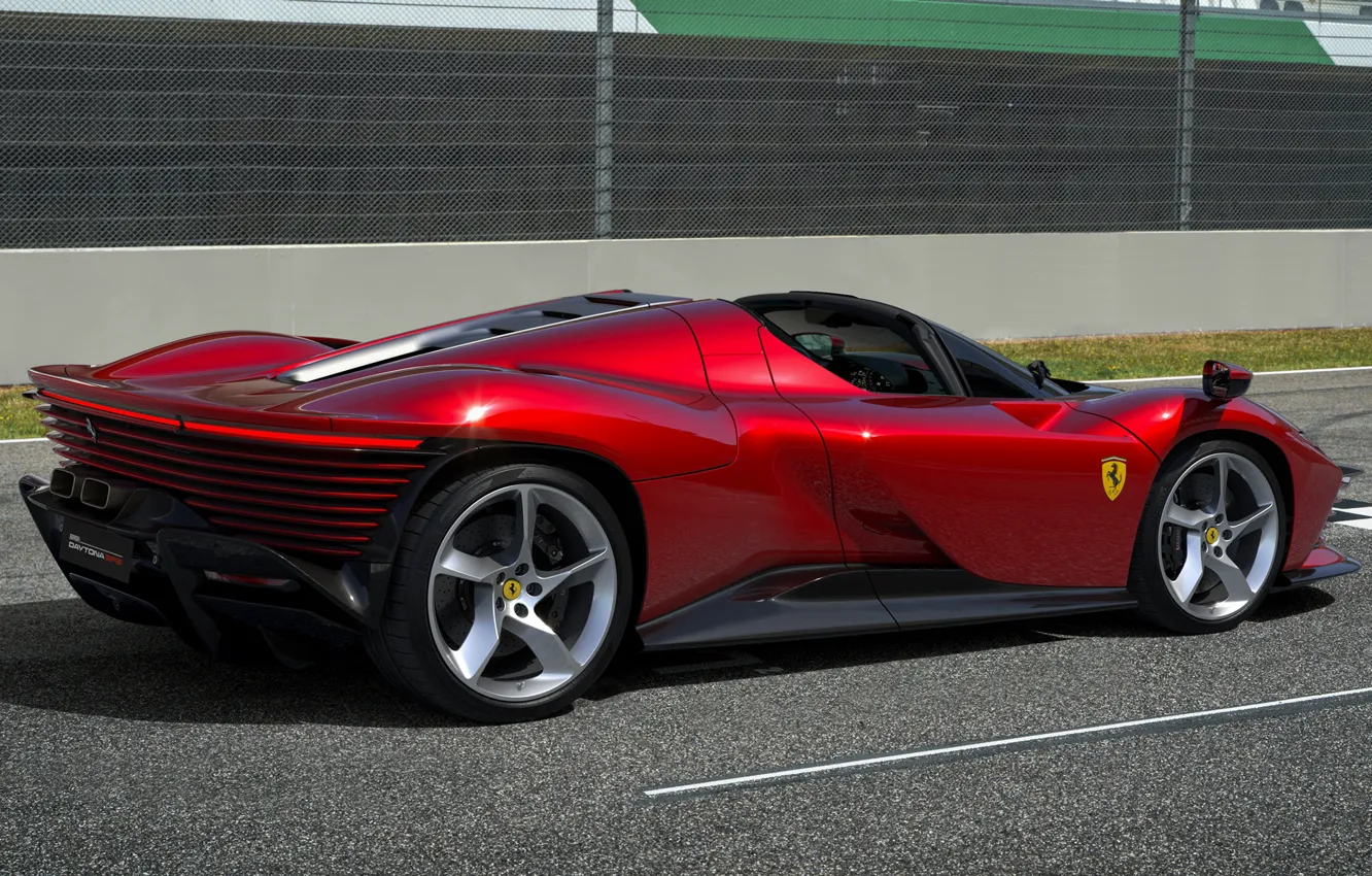 Фото обои sports car, exterior, Ferrari Daytona SP3, streamlined shape