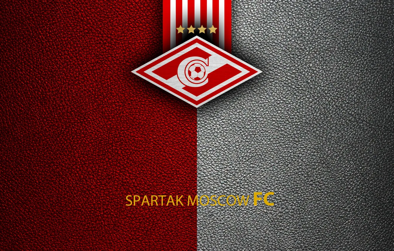 Фото обои Logo, Football, Soccer, Emblem, FC Spartak Moscow, Russian Club