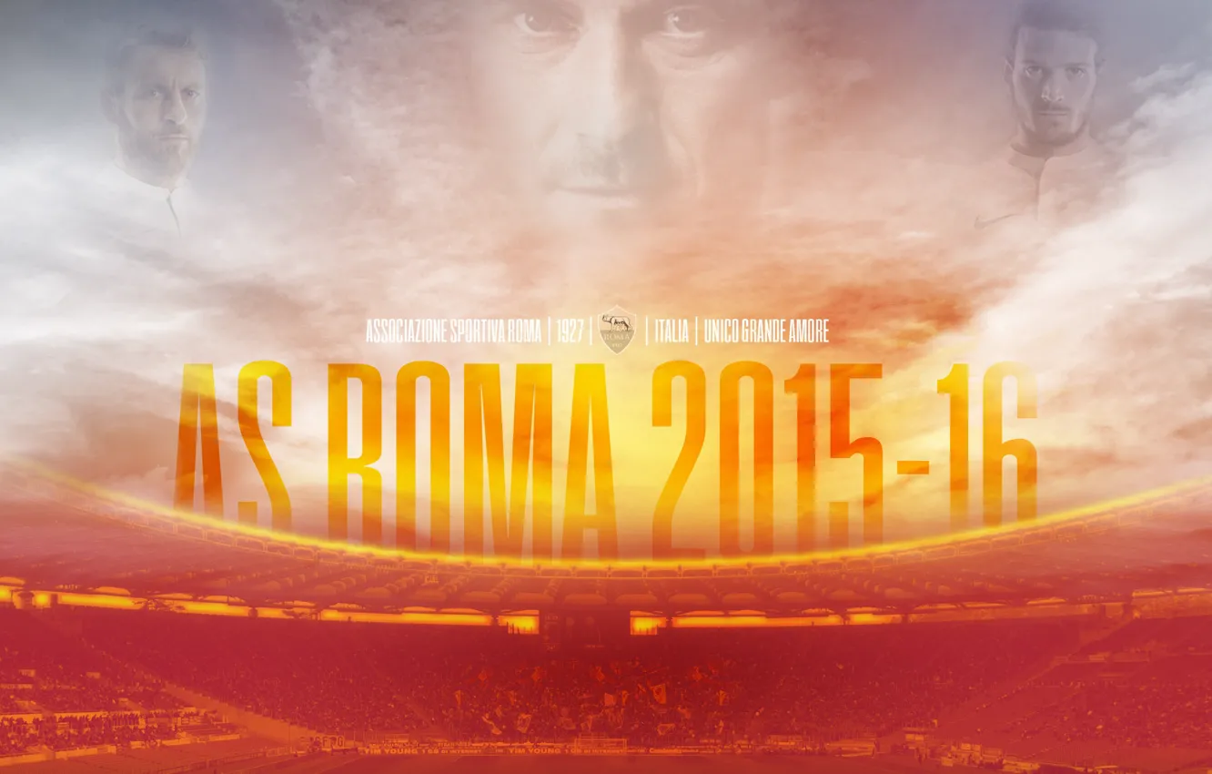 Фото обои wallpaper, sport, stadium, football, AS Roma, Stadio Olimpico