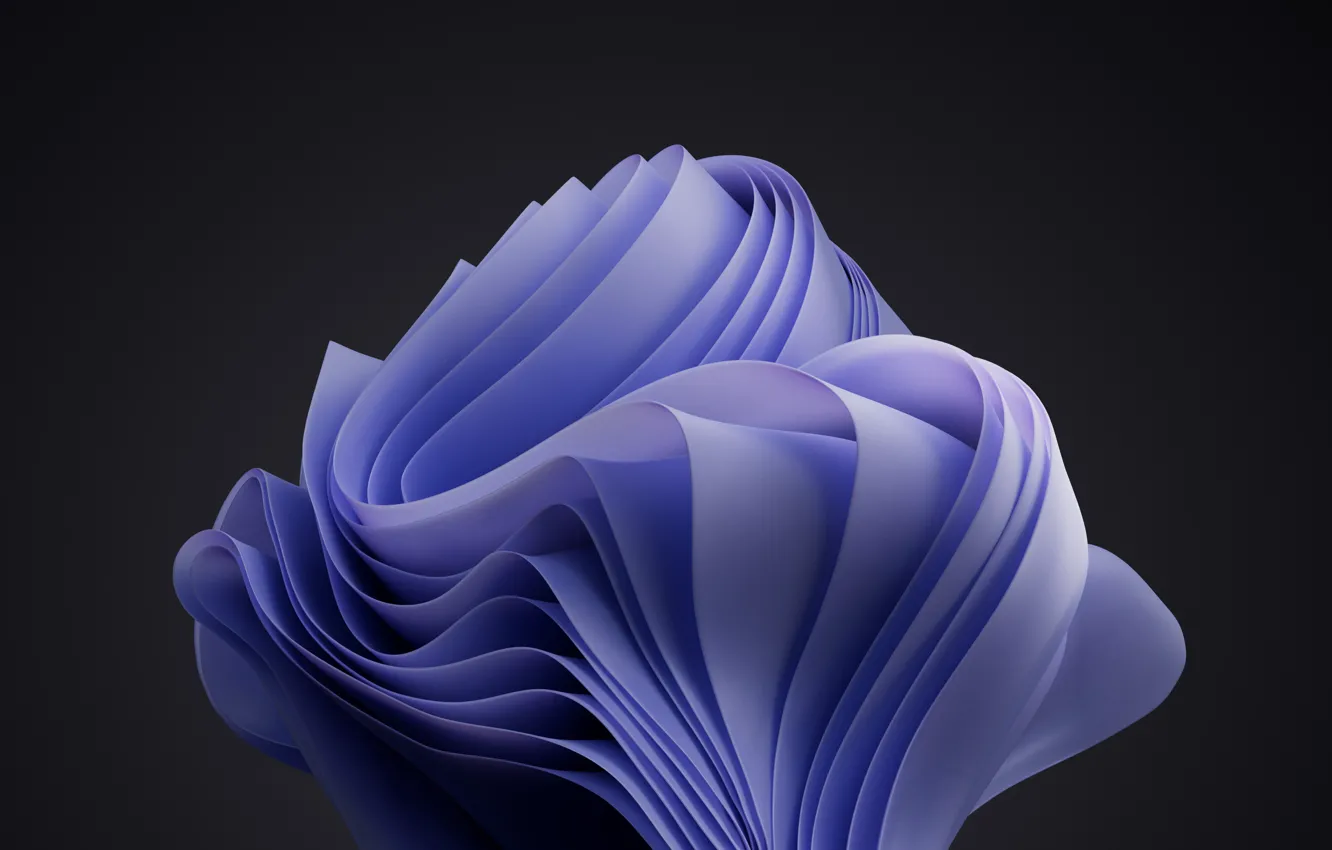 Фото обои Windows 11, win11, Pantone Color of the Year 2022