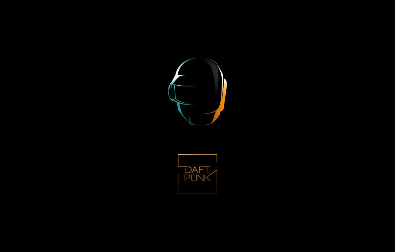 Фото обои Минимализм, Музыка, Маленькие, Фон, Daft Punk, Thomas Bangalter, Дафт Панк, Маски