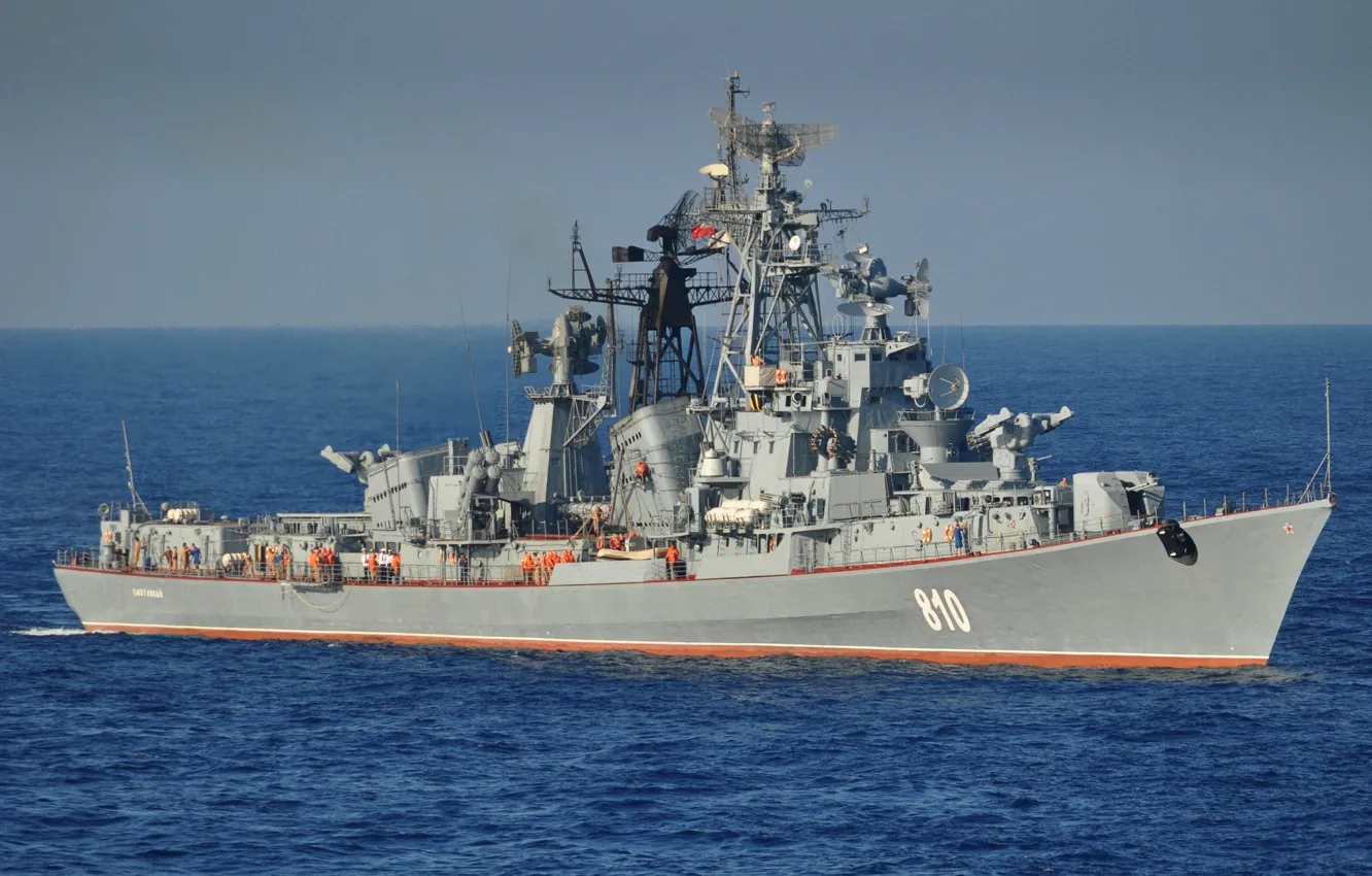 Фото обои Средиземное море, Сметливый, Сторожевой корабль, Черноморский Флот