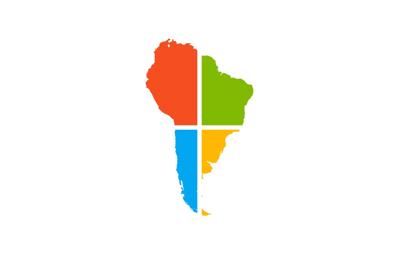 Фото обои абстракция, Windows, континент, Южная Америка