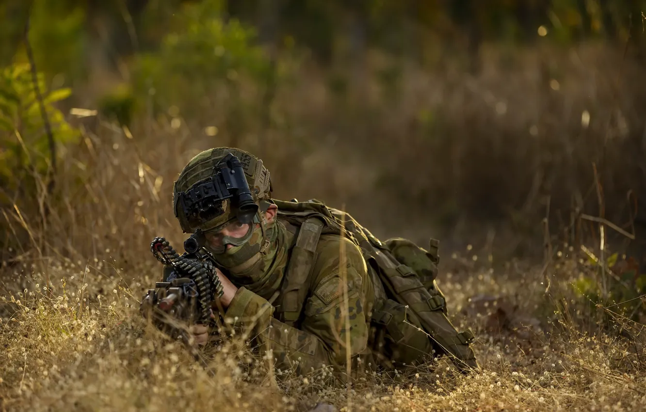 Фото обои оружие, солдат, Australian Army