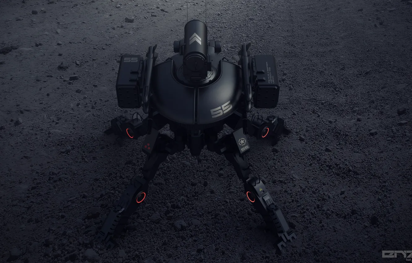 Фото обои машина, грунт, Mech concepts