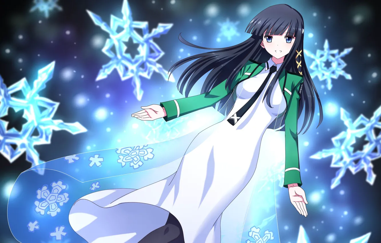 Фото обои kawaii, blizzard, dress, anime, snow, asian, yuki, manga