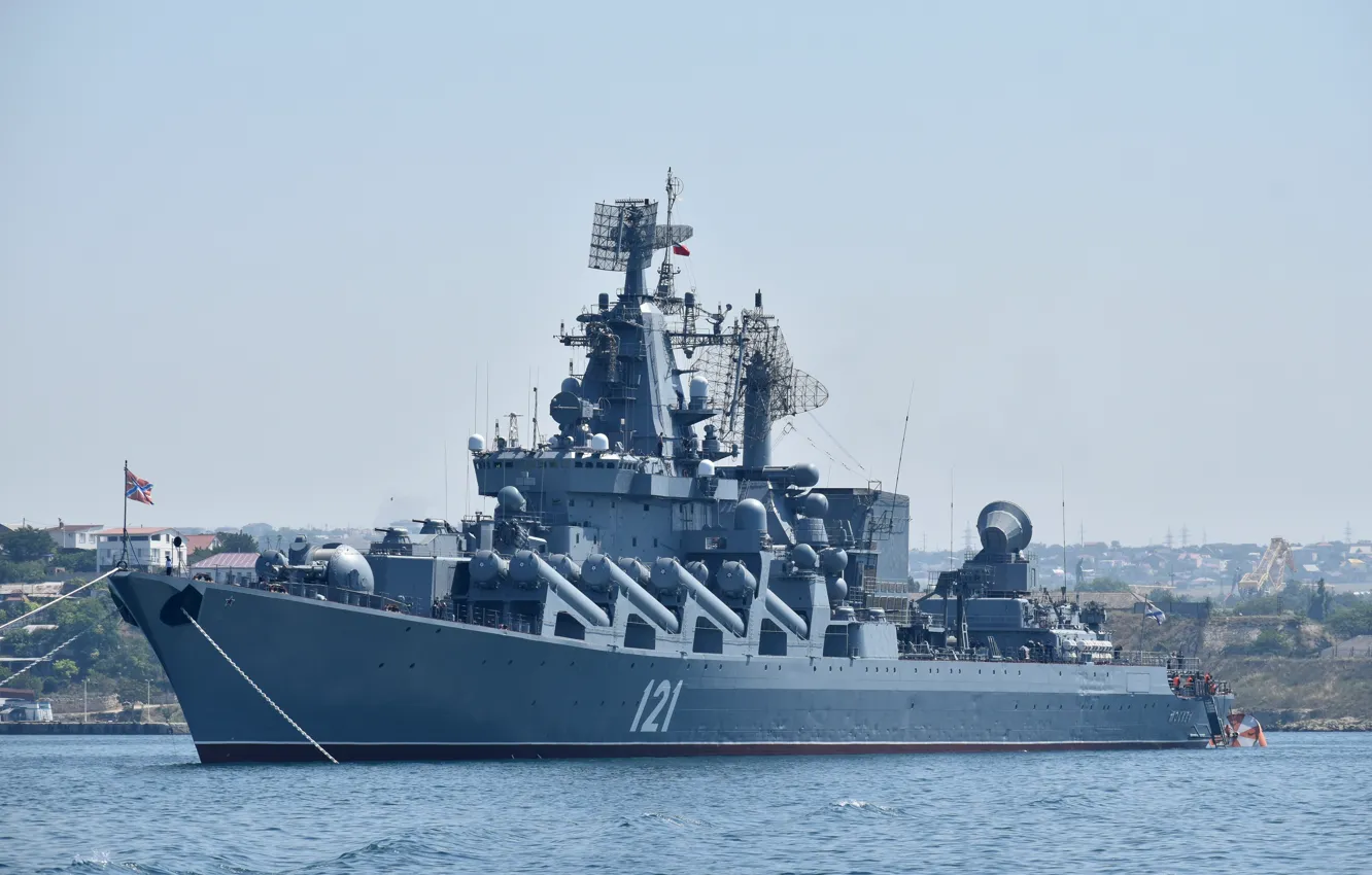 Фото обои Москва, крейсер, ракетный, проект 1164