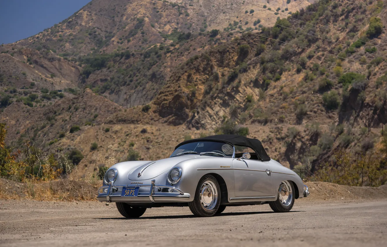 Фото обои Porsche, classic, 1959, 356, Porsche 356A 1600 Super Speedster