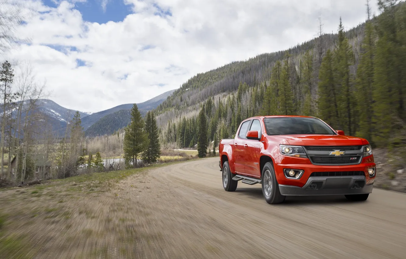 Фото обои Chevrolet, шевроле, колорадо, Colorado, Diesel, Crew Cab, Z71, 2015