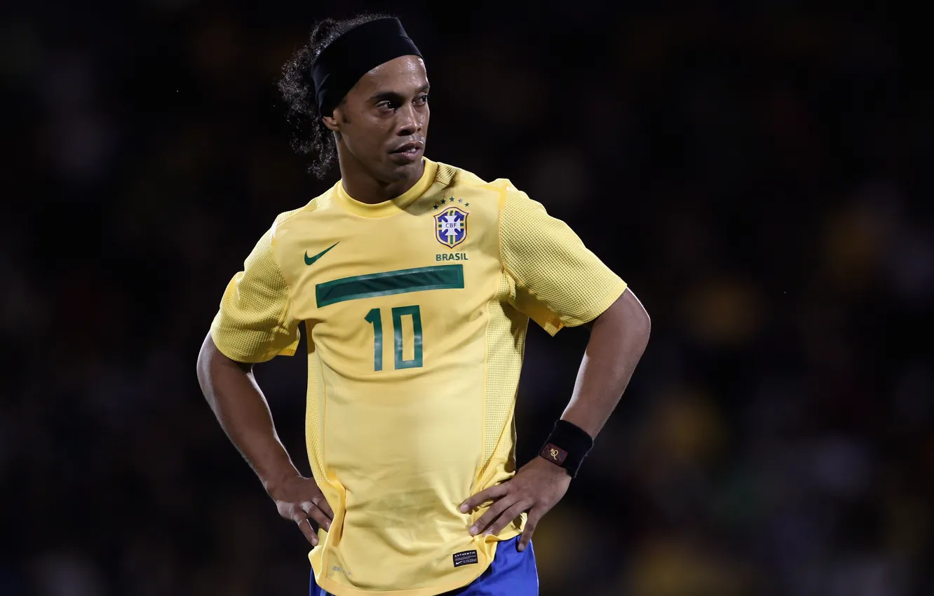Фото обои Brazil, Ronaldinho, Ronaldo de Assis Moreira