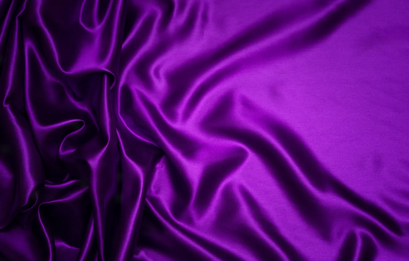 Фото обои фиолетовый, фон, шелк, ткань, пурпур, складки, texture, silk