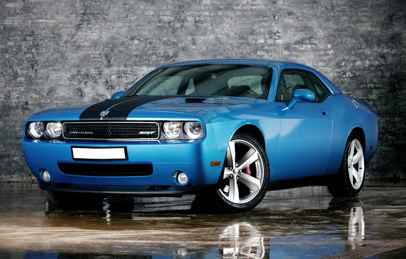 Фото обои car, машина, синий, обои, wallpaper, автомобиль, dodge, challenger