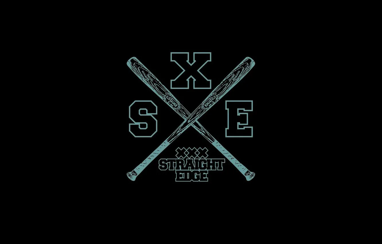 Фото обои чёткая грань, straight edge, sxe