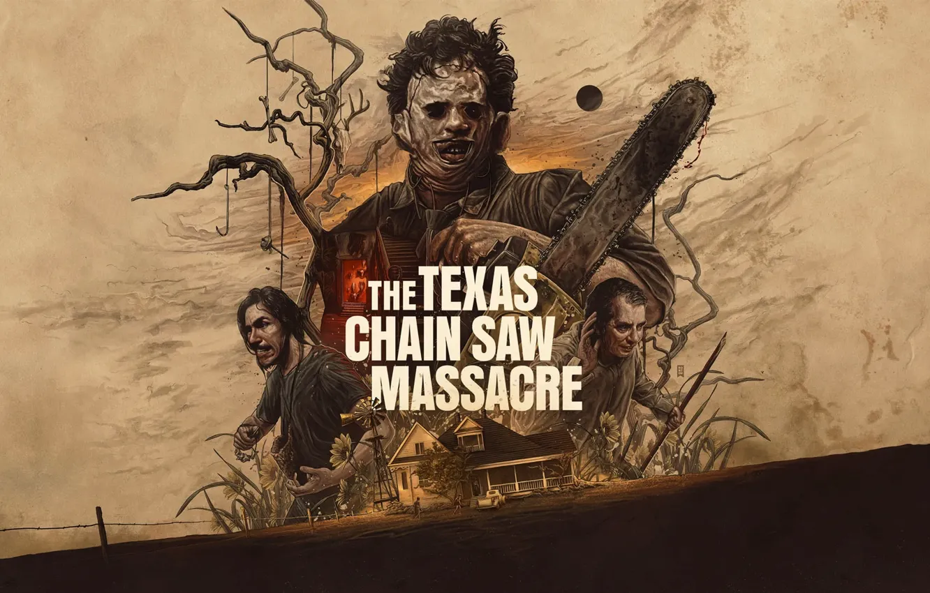 Фото обои Игра, Game, The Texas Chain Saw Massacre, Техасская резня бензопилой, Sumo Digital, Gun Interactive