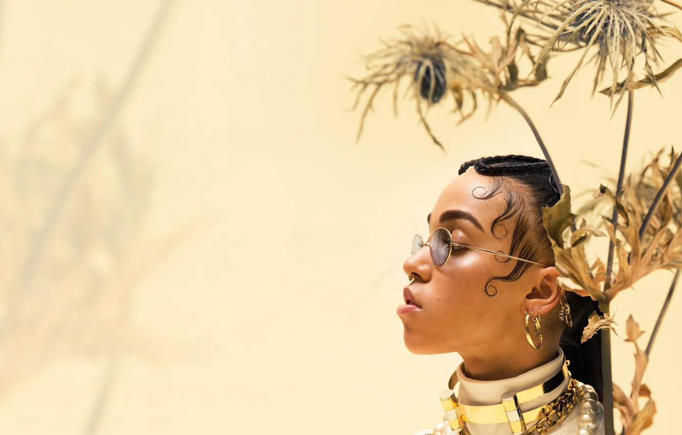 Фото обои девушка, пирсинг, FKA twigs, Tahliah Debrett Barnett