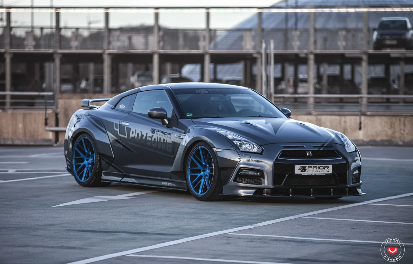 Фото обои GTR, Nissan, Forged, Prior Design, Vossen, VPS-308