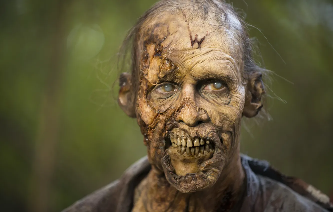 Фото обои zombie, The Walking Dead, makeup