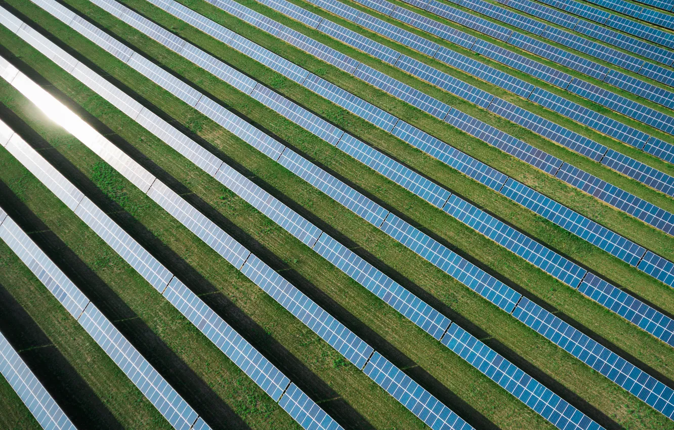 Фото обои energy, solar, solar panels, production, clean energy