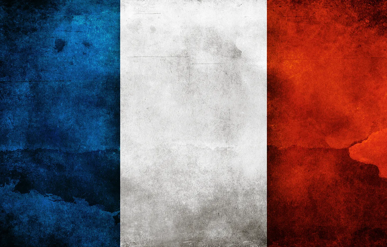 Фото обои Франция, флаг, France, flag