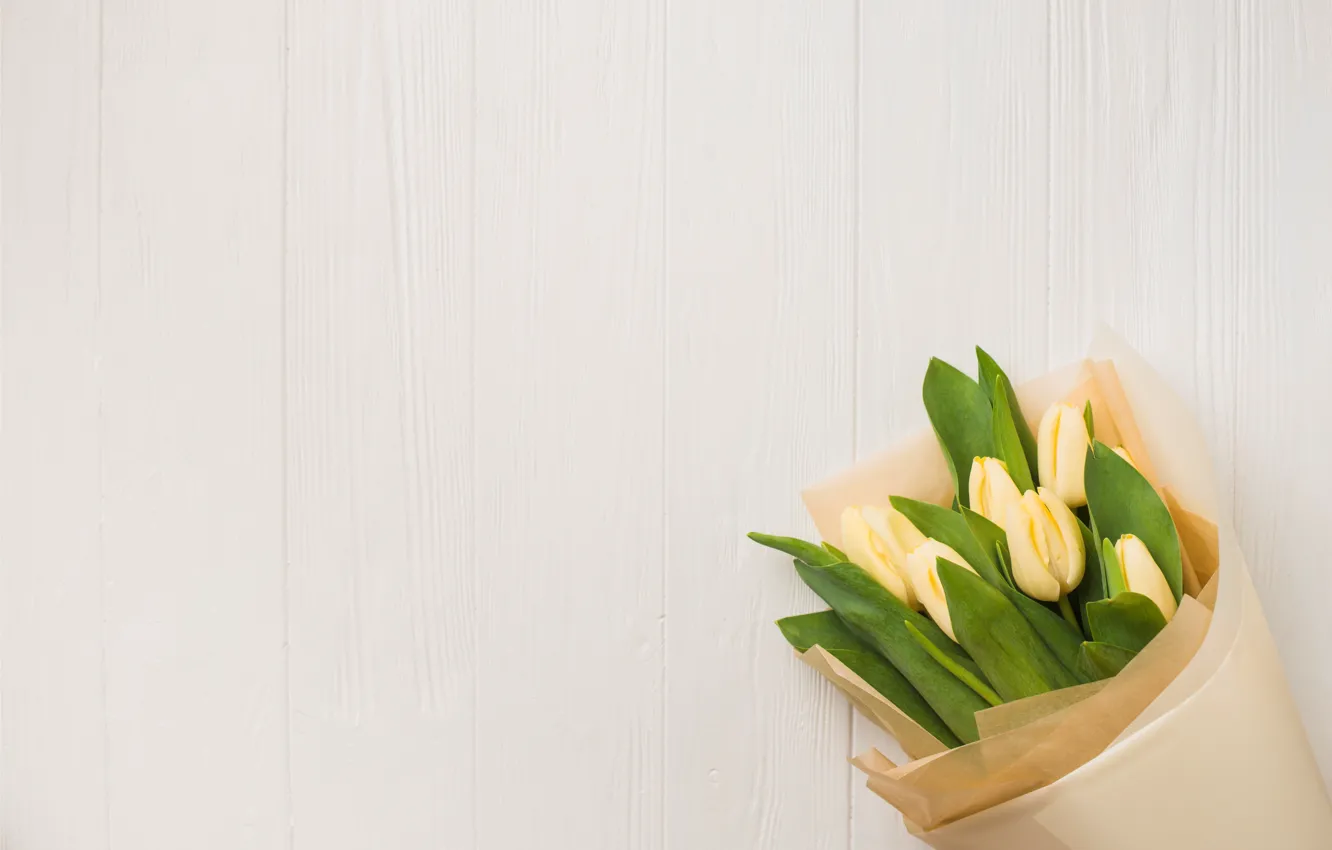 Фото обои цветы, букет, тюльпаны, yellow, flowers, romantic, tulips, spring