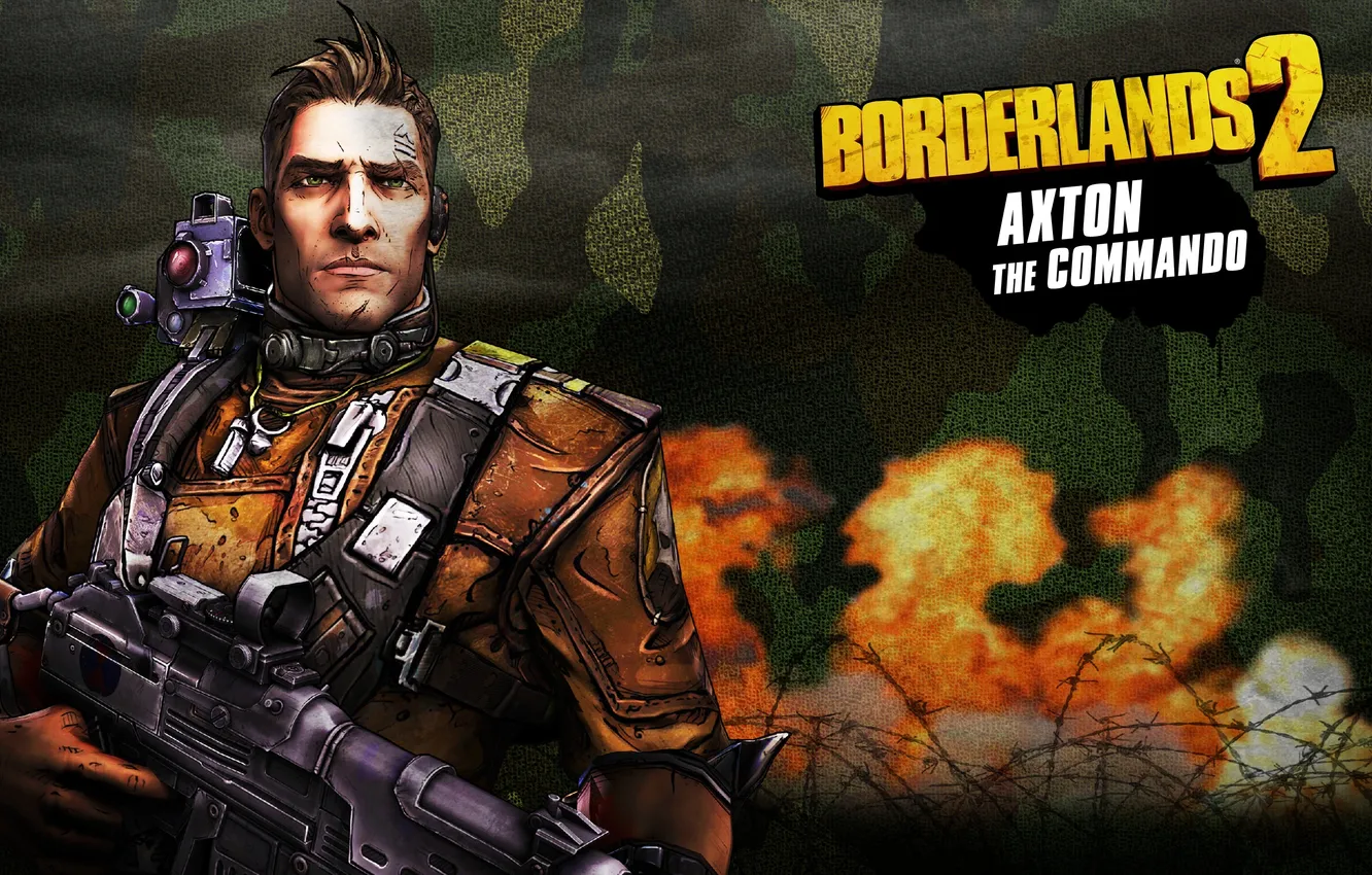 Фото обои оружие, Commando, RPG, 2K Games, Borderlands 2, Gearbox Software, Unreal Engine 3, Axton