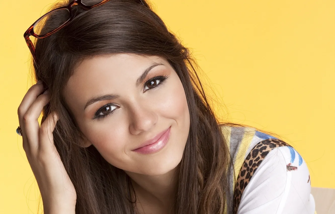 Фото обои девушка, брюнетка, Виктория Джастис, Victoria Justice