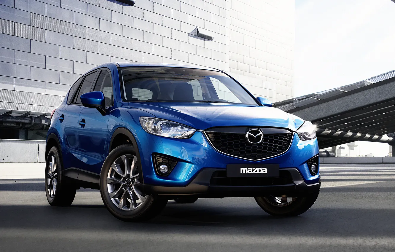 Фото обои Синий, Машина, Мазда, Mazda, Car, Автомобиль, Cars, Blue