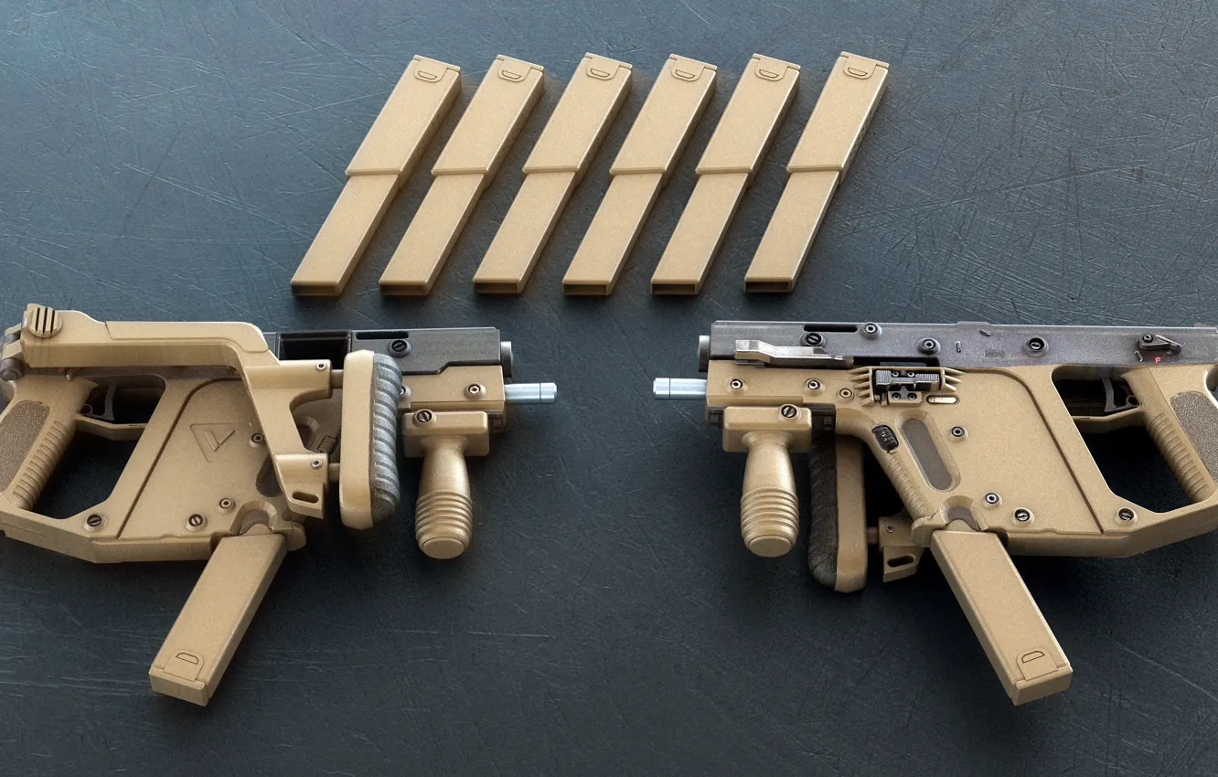 Фото обои gun, weapon, charger, weapons, boots, Kriss Super V, Kriss, folding stock