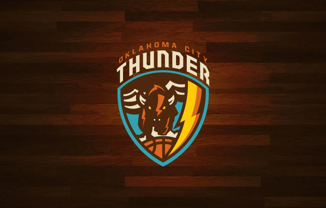 Фото обои NBA, Basketball, Emblem, Oklahoma, Symbol, Oklahoma City Thunder, Badge, Crest