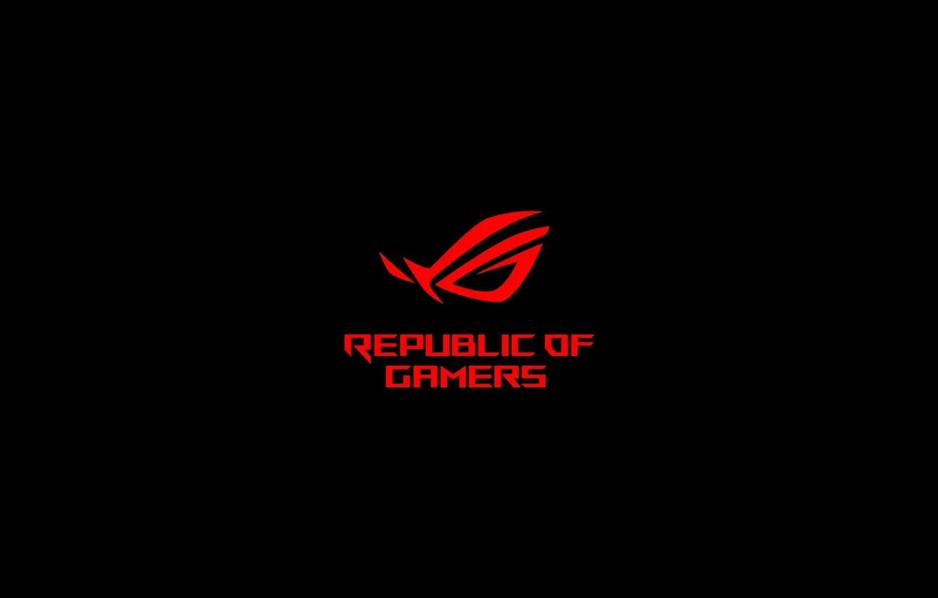 Фото обои high-tech, Логотип, черный фон, Logo, ASUS, бренд, Digital Art, хай-тек