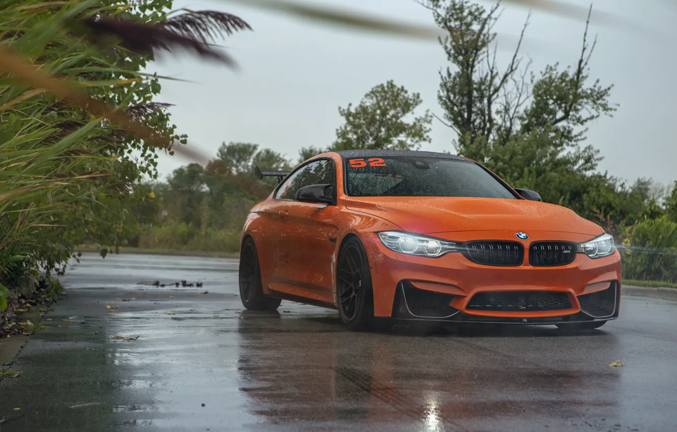 Фото обои BMW, Light, Orange, F82, Sight, Adaptive LED