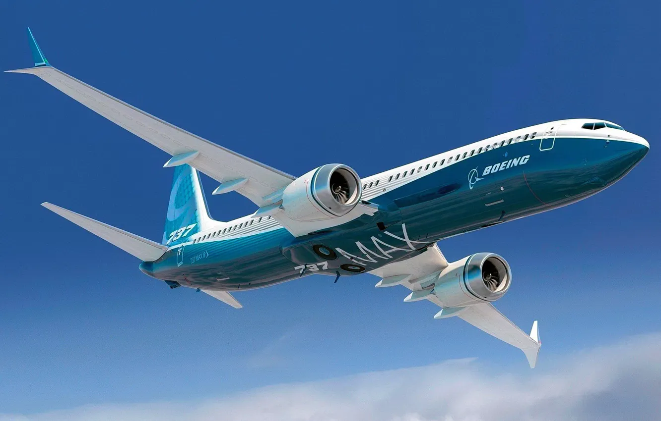 Фото обои airplane, boeing, aviation, liner