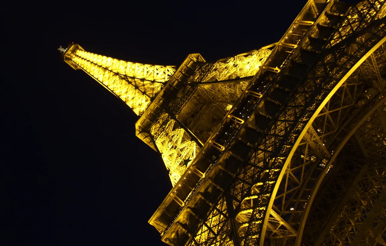 Фото обои Франция, Париж, Эйфелева башня
