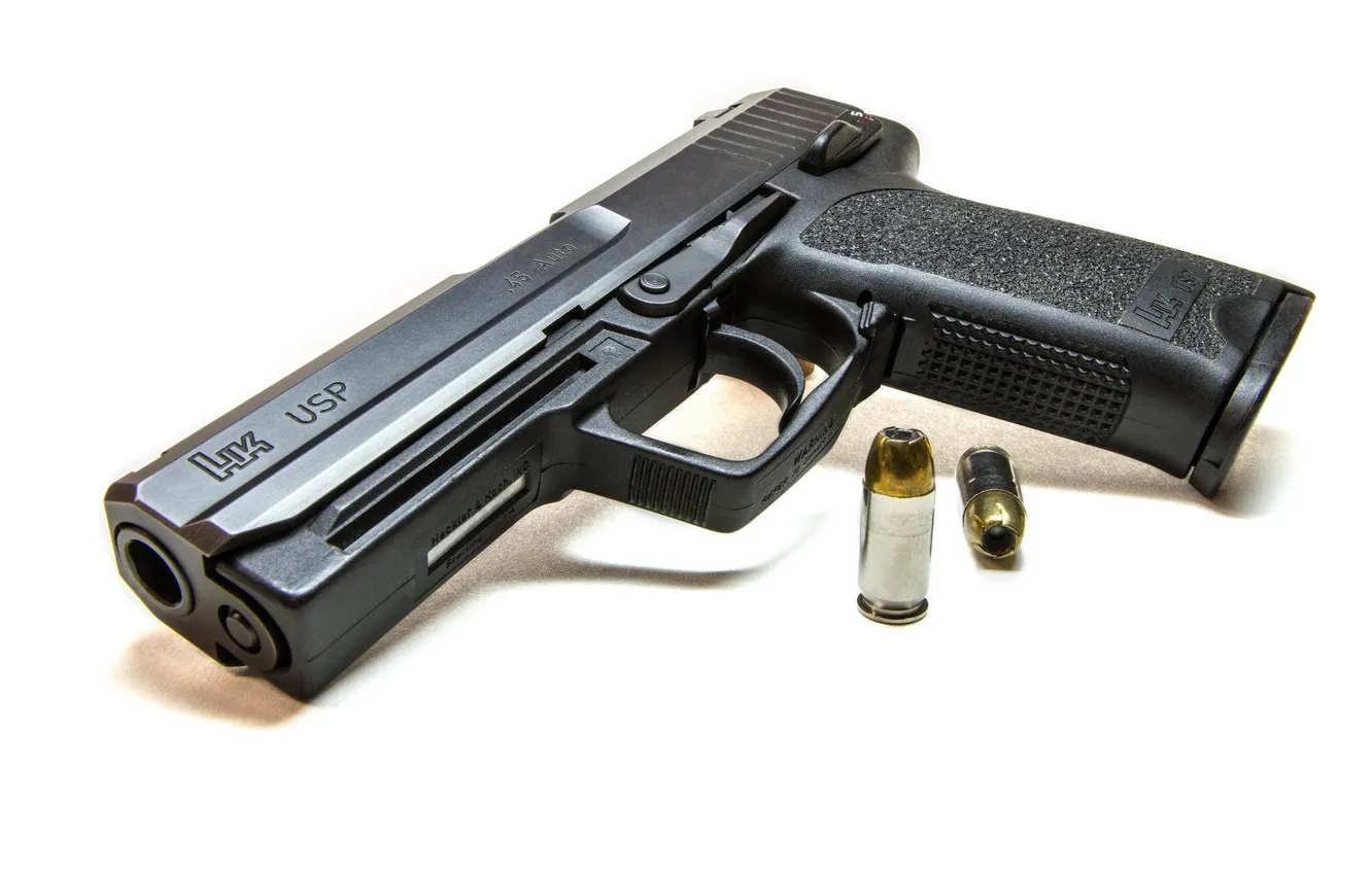 Фото обои пистолет, оружие, HK USP 45 Auto