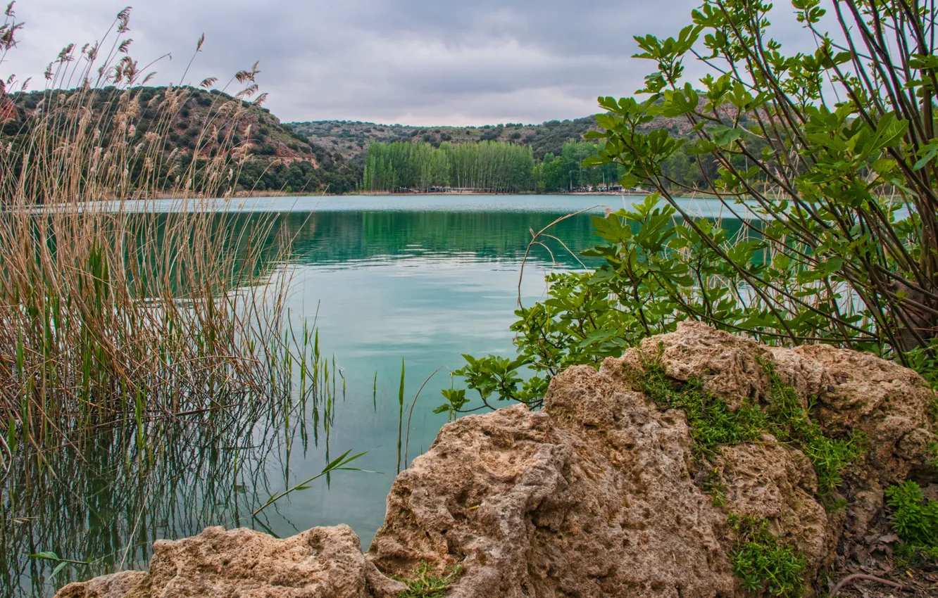 Фото обои Природа, Nature, Испания, Spain, Laguna de la Colgada, Лагуна Колгада