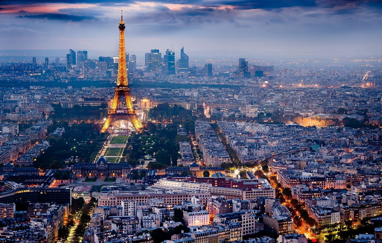 Фото обои city, paris, eiffel tower