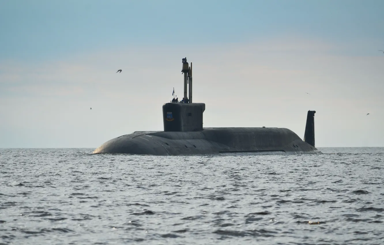 Фото обои подводный, крейсер, атомный, проект 955, юрий долгорукий
