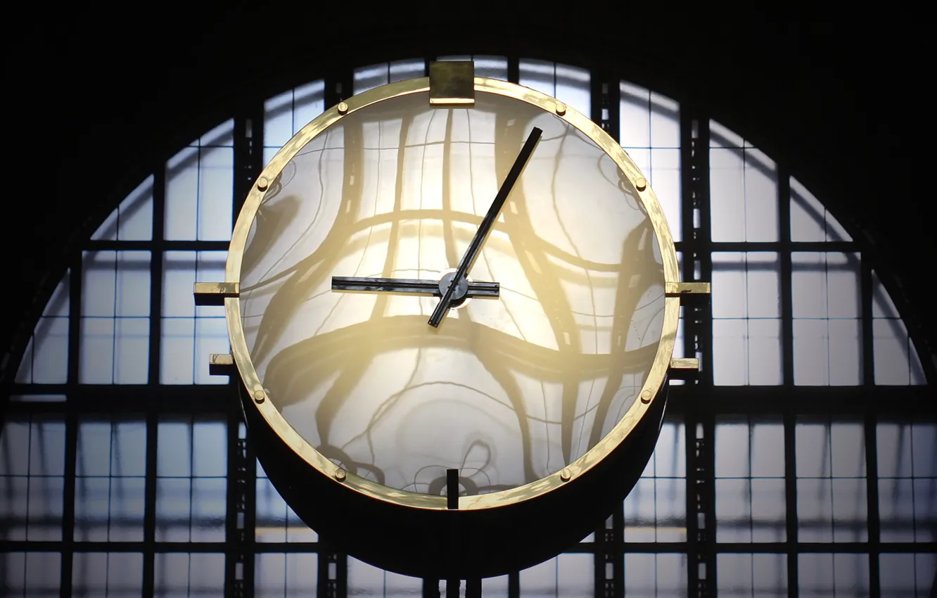 Фото обои часы, вокзал, Канада, Торонто, Union Station