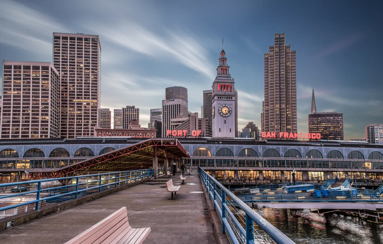 Фото обои город, Сан-Франциско, USA, California, San Francisco