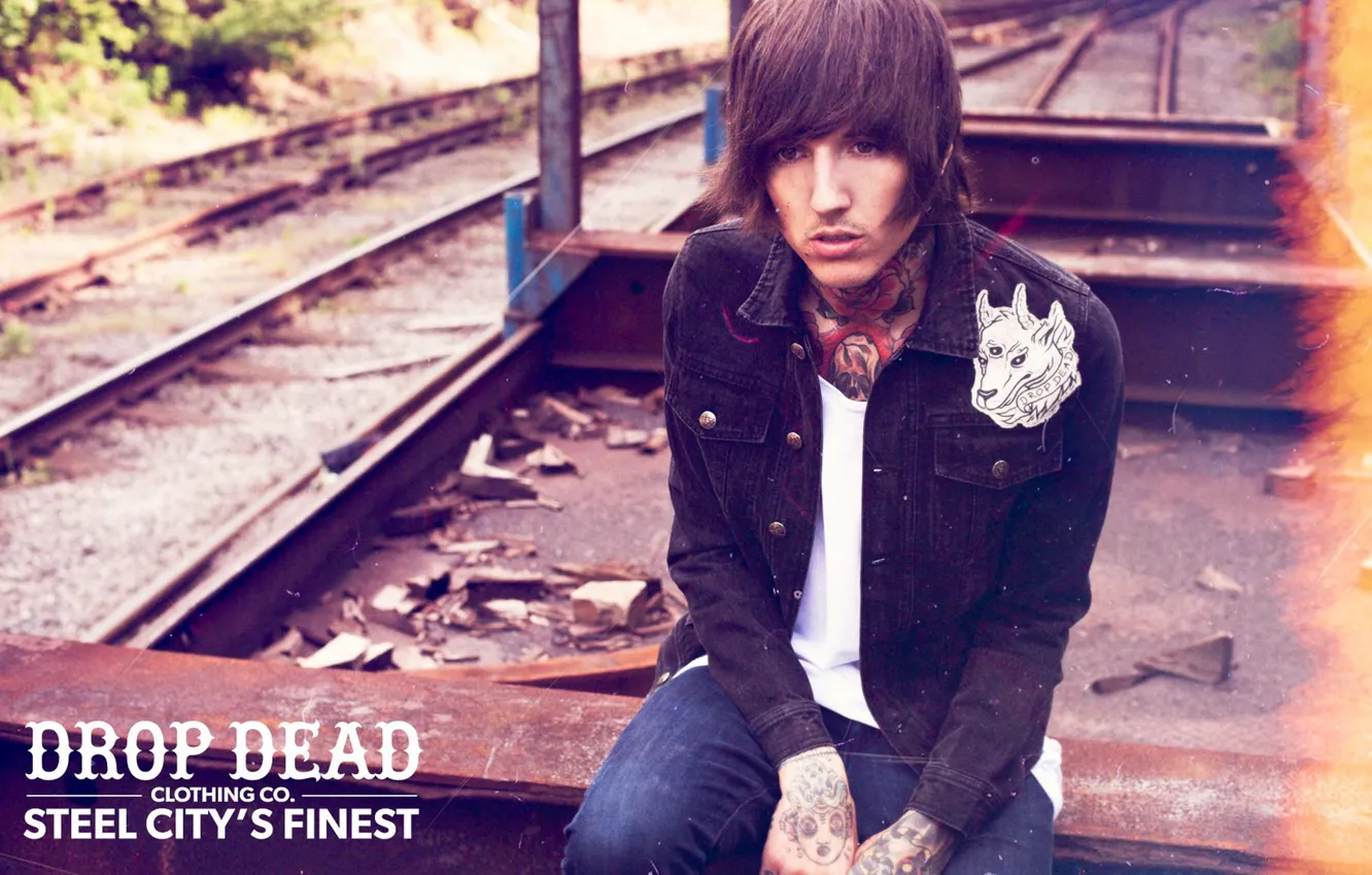 Фото обои drop dead, oliver, sykes, bmth, Bring Me The Horizon