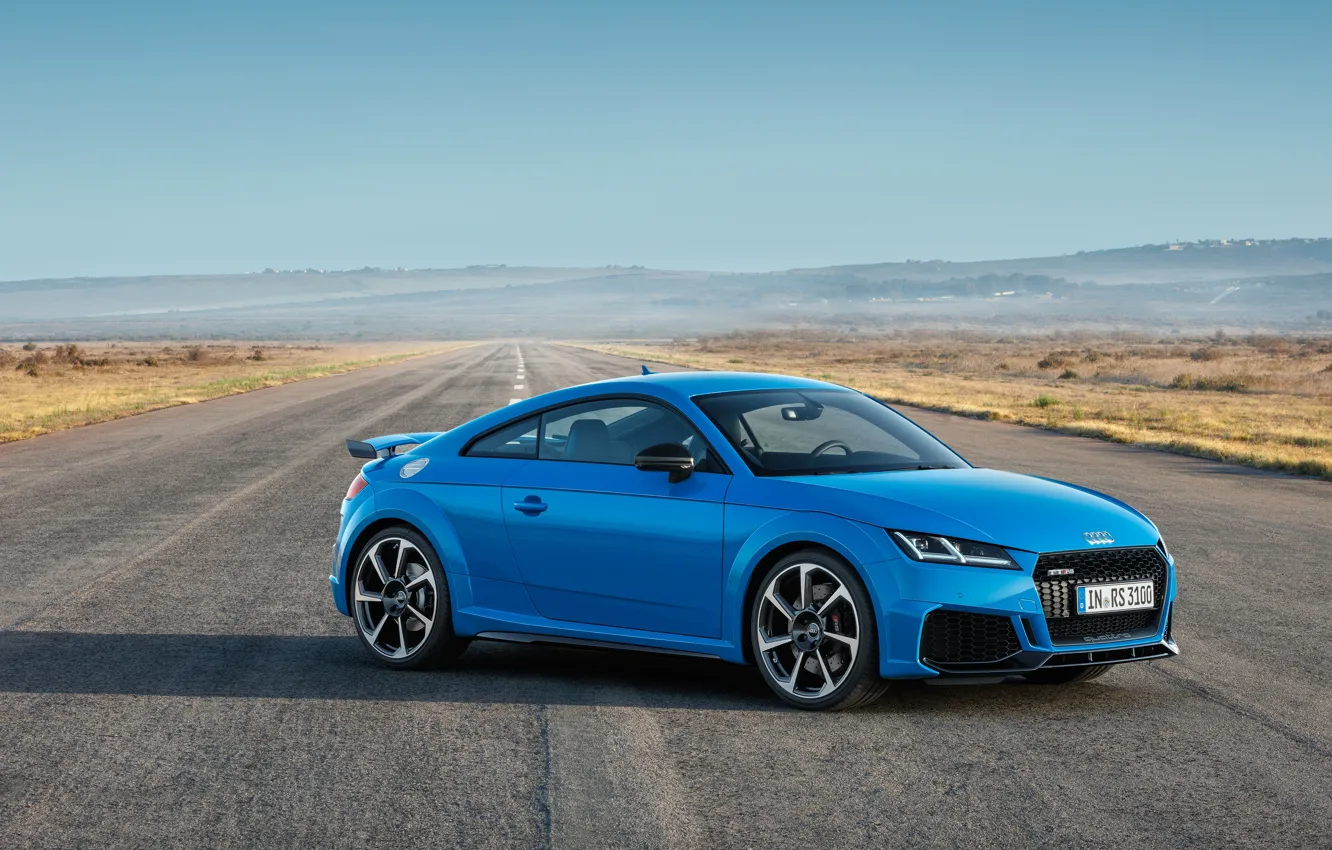 Фото обои Audi, blue, TT, Audi TT RS Coupe