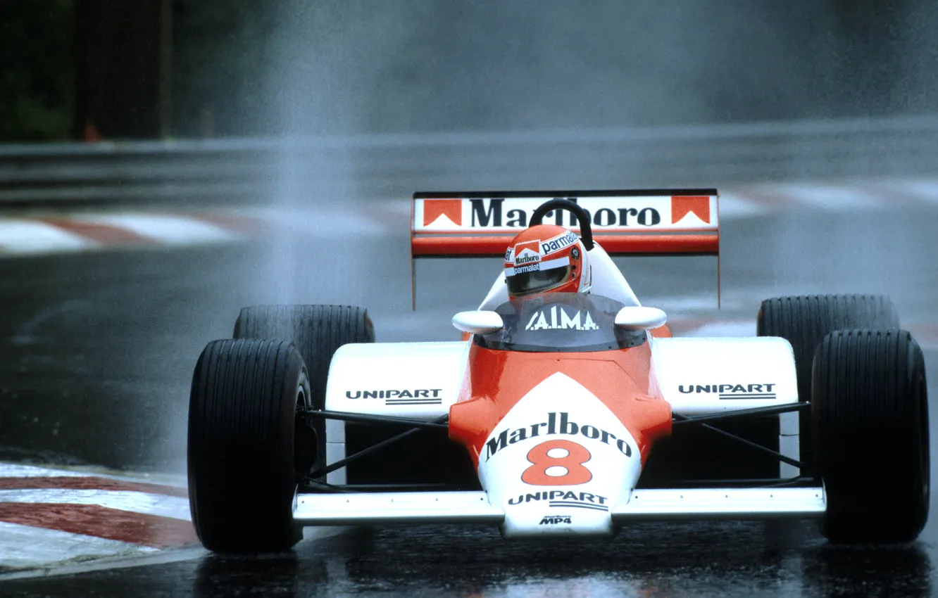 Фото обои McLaren, формула 1, formula one, 1983, Belgien, Lauda