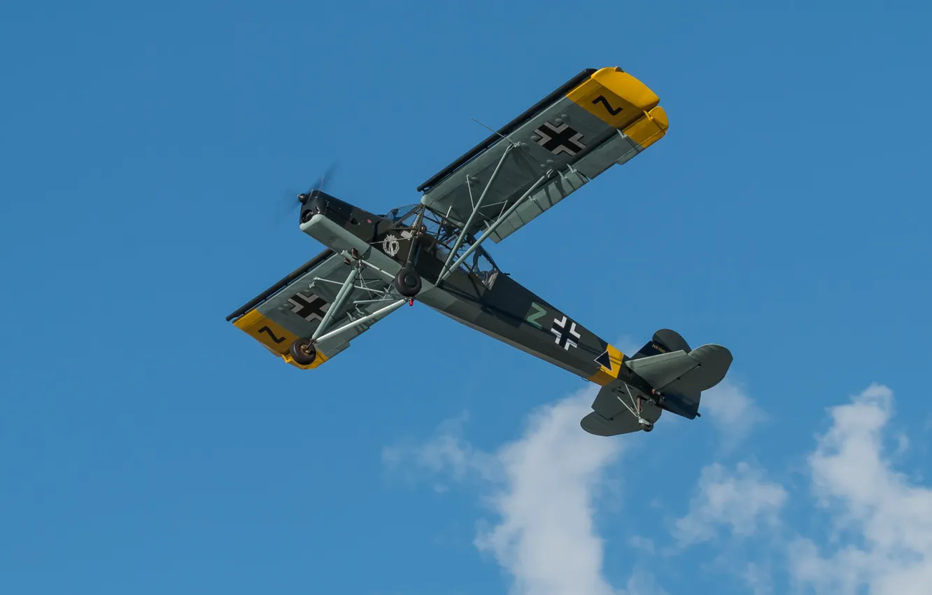 Фото обои разведчик, Fi 156, Шторьх, Fieseler, Storch, самолёт связи