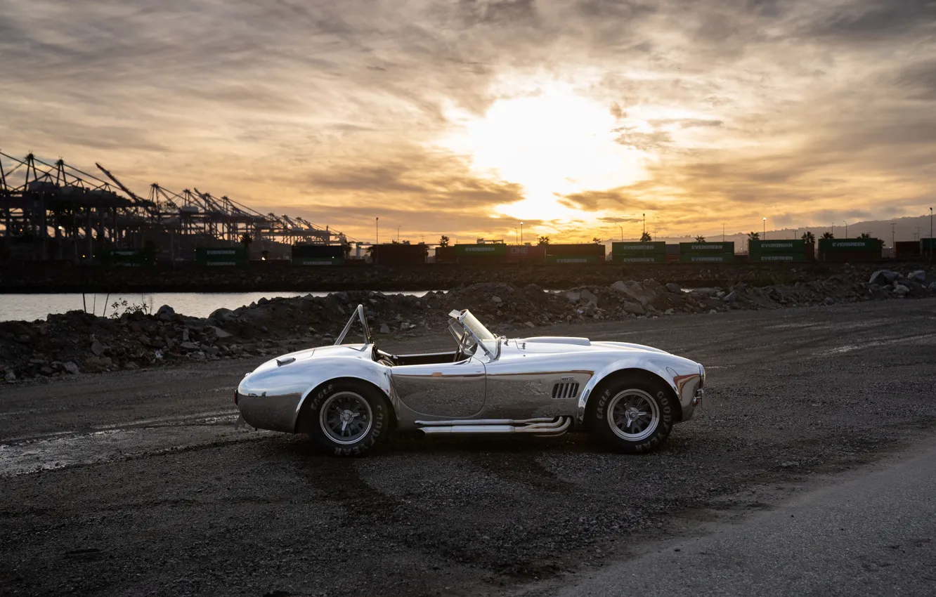 Фото обои car, Shelby, Cobra, side view, Shelby Cobra 427 S/C