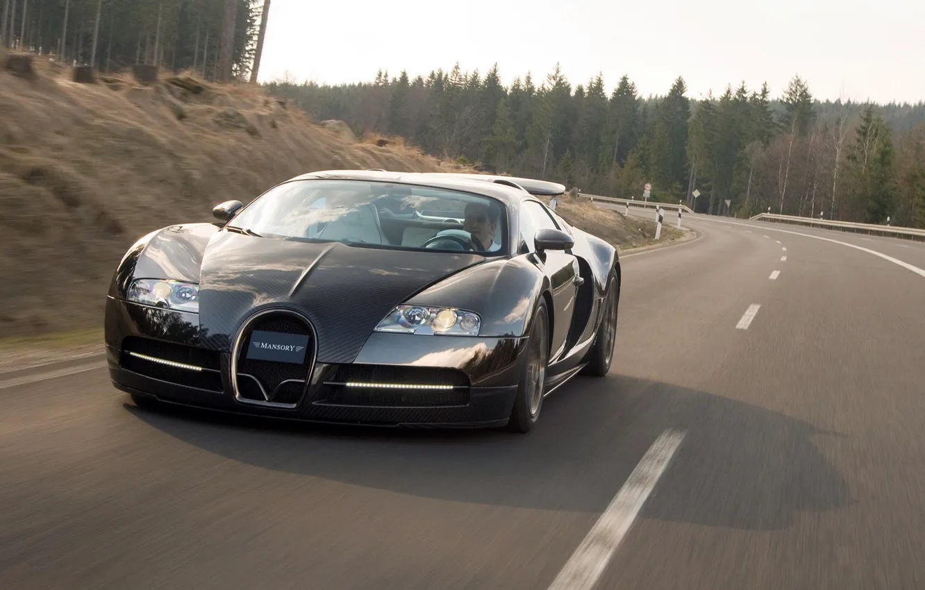 Фото обои Bugatti, veyron, supercar, mansory, 2009, lincea vincero
