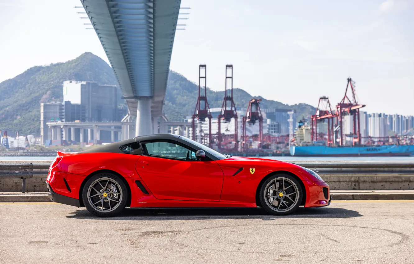 Фото обои Ferrari, 599, Ferrari 599 GTO
