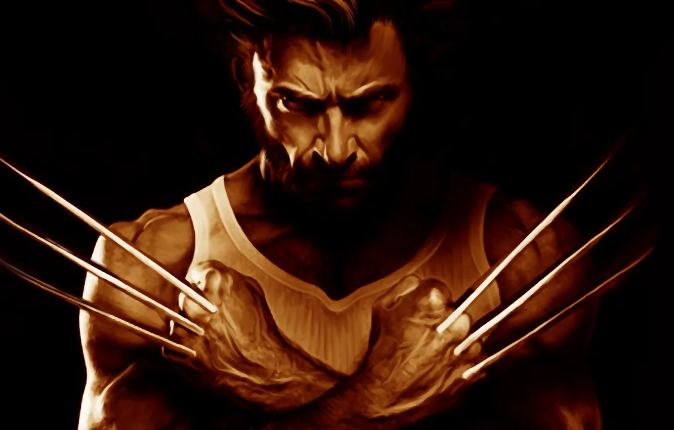 Фото обои Hugh Jackman, X-Men, Logan, wolverine, Marvel Comics, james howlett