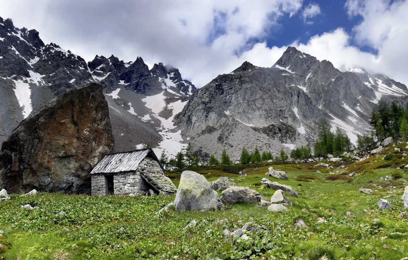 Фото обои Piedmont, Alpe la Satta, Baceno