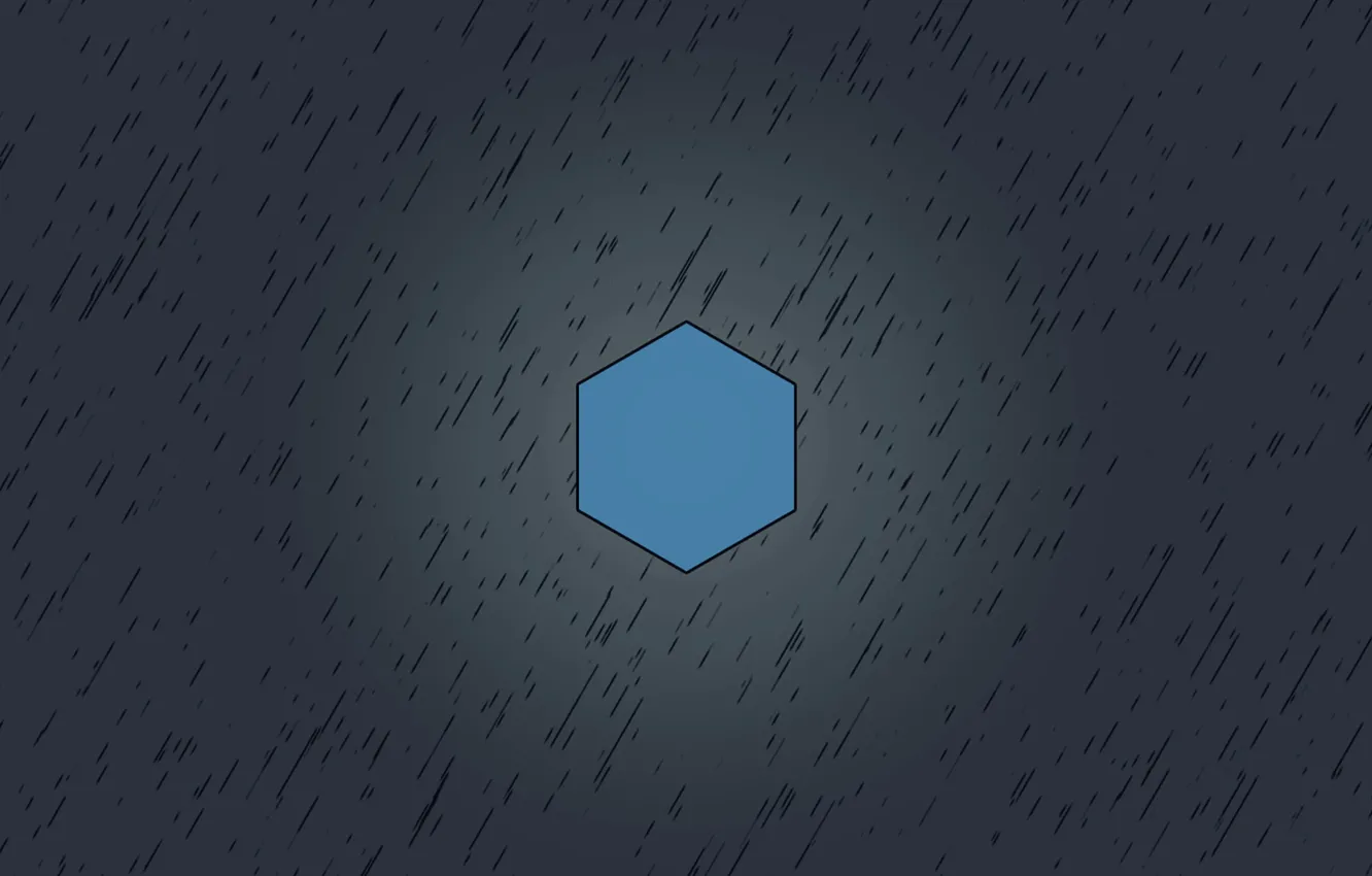 Фото обои синий, серый, Минимализм, куб, 6 граней, гексан